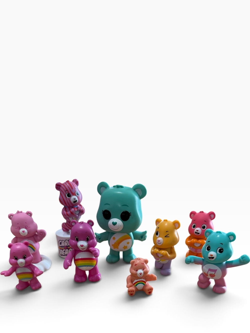 CARE BEARS 9 x Vinyl Figures